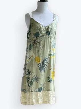 Arty Coastal Vacay Travel Vibes Aloha Matching Set Sundress & Hooded Jacket ~ M
